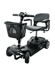 EMUSA Black Electric 4 Wheel Mobility Scooter KRMS31