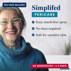 SkinSmart Antimicrobial Perineal Cleanser, Ideal for Incontinence Care and Postp