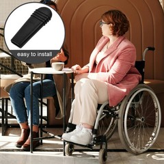 4Pcs Durable Black PVC Wheelchair Brake Extension Handle Covers Replacement