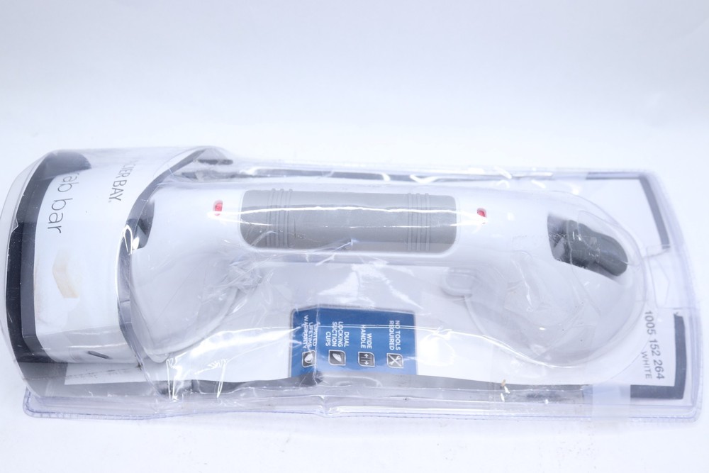 Glacier Bay Suction Cup Grab Bar White 12″ FGB200GB