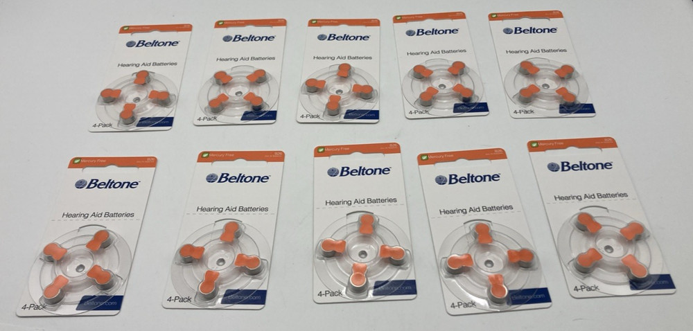 BELTONE Hearing Aid Batteries B113-4A 1.45V Exp. 12/26 Total Of 40 Batteries