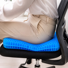 Gel Seat Cushion Honeycomb Cooling Orthopedic Chair Pad for Office CarWheelchair