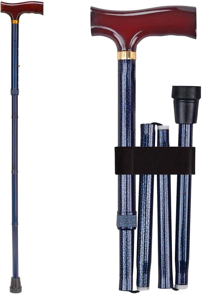DMI Sports Foldable Walking Cane for Men Women Seniors 33 37 Inch 250 lbs