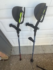 Ergoactives Ergobaum 7G shock absorbing forearm crutches
