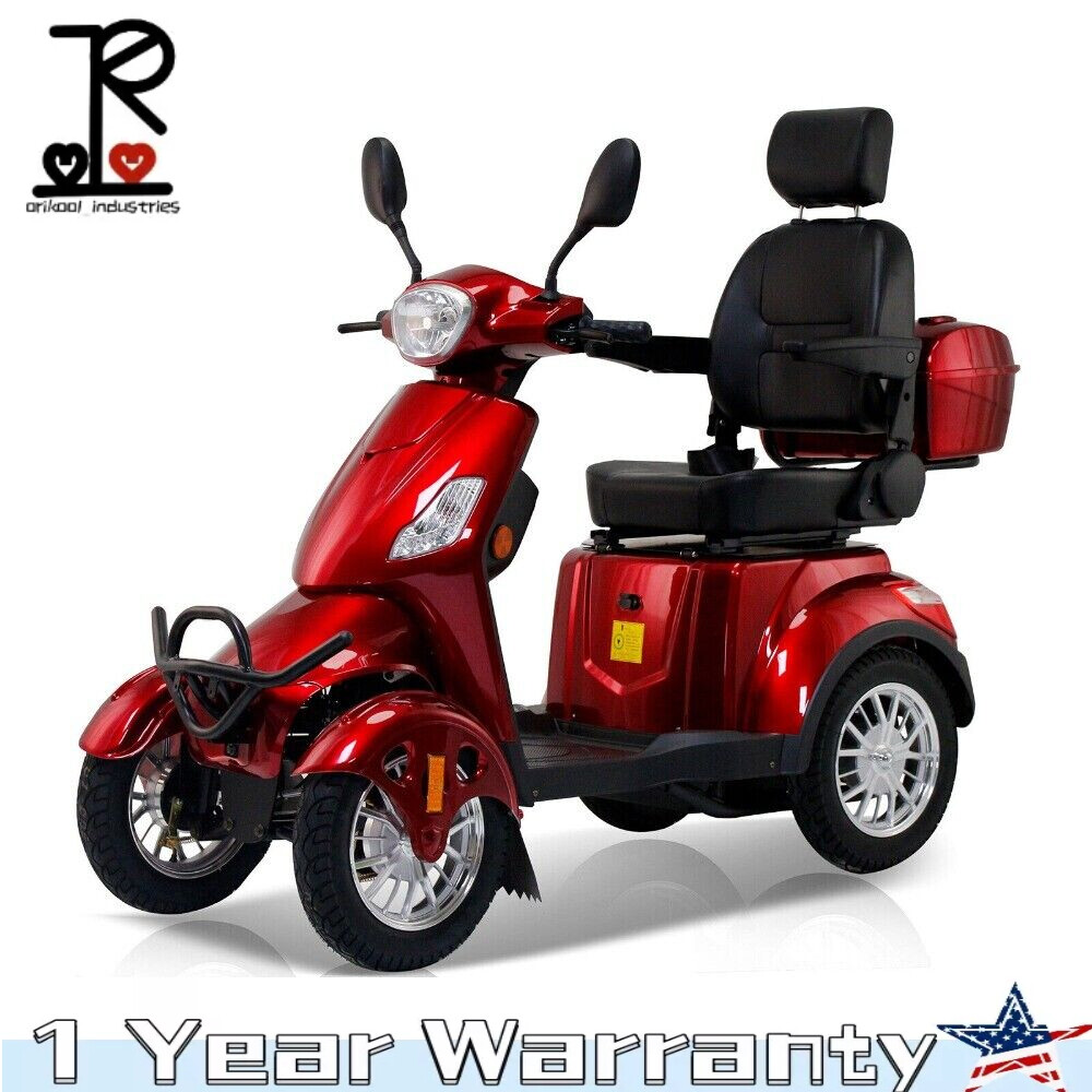 800W Four Wheels Travel Mobility Scooter 60V 20Ah Battery Motor for Adult Senior