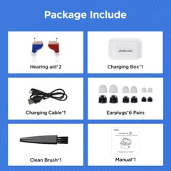 Mini Hearing Aids Digital Invisible In Ear Small Sound Voice Amplifier Enhancer