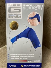 Neo G Shoulder Support Brace #896 Universal Fits Right or Left Arm