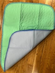 IMPROVIA 2 PK Washable Under pads Underpads Highly Absorbent 18″ x 24″ Small NEW
