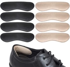 Dr. Foot’s Heel Grips Liner Insert for Shoes Too Big, Shoe Beige & Black