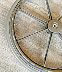 22″ Wheelchair Tires Rims Rear Wheels 1 1/4″