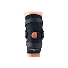 Donjoy Deluxe Hinged Knee Wrap Drytex Sleeve Open Popliteal (X-Large)