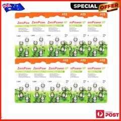 size 13 Hearing Aid Battery Zenipower Behind the ear ALL BRAND 60 pcs fast ship