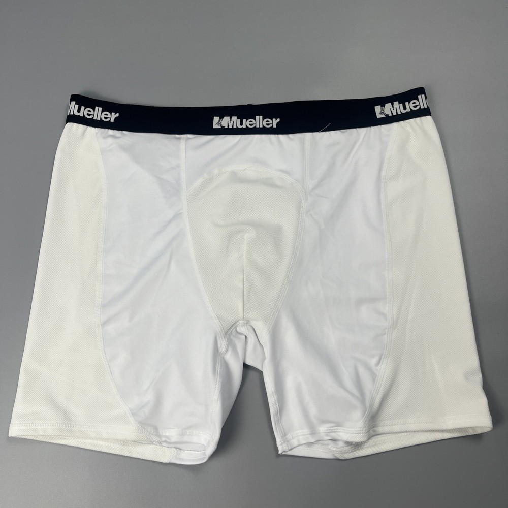 Mueller Athletic Support Shorts /underwear Mens 38-42in White