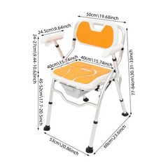 330lb Bedside Commode Toilet Chair w/ Bed Pan 3* EVA Seat Pads Height Adjustable
