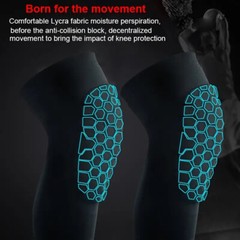 Knee Pads Leg Sleeves Protective Gear Gel Adult Youth Kid Sports Gym Basketball