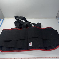Industrial Belt Back Brace Size XL Adjustable Black And Red Made In USA