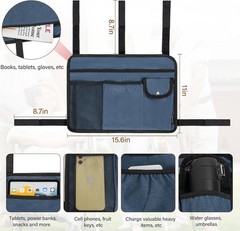 Compact and Functional Walker Bag for Folding Walkers – Includes Cup Holder