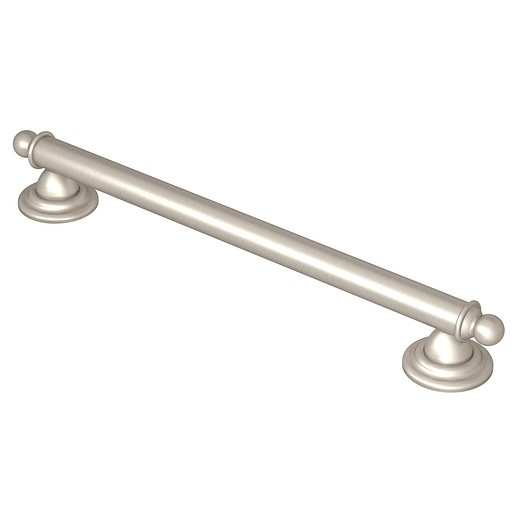 Moen YG2224BN Brantford Safety 24″ Designer Bathroom Grab Bar – Brushed Nickel