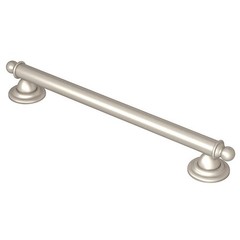 Moen YG2224BN Brantford Safety 24″ Designer Bathroom Grab Bar – Brushed Nickel