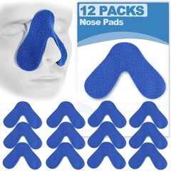Trimmable 12 Pack Nose Pads – Soft Fleeced Comfort for Sensitive Skin Relief