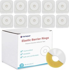 TNTNDAY 10PCS Ostomy Barrier Rings 4mm Thickness Moldable Leak-Proof Skin Rings