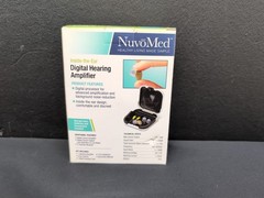 NuvoMed Inside The Ear Digital Processor Hearing Amplifier With Case Sealed