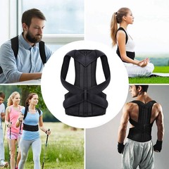 Back Posture Corrector Adjustable Brace Clavicle Support Upper Lower Back Belt