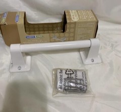 New 9” White Grab Bar Franklin Brass Delta DF509W 300lb Bathroom Safety Handle