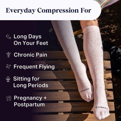 Recycled Cotton Compression Socks