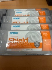 (Lot of 10) SAGE 7403 Comfort Shield Barrier Cream Cloths (Pack of 3) Exp. 2026