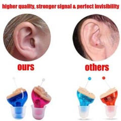 MiNi Digital Invisible Hearing Aid CIC Small Sound Voice Amplifier Enhancer US