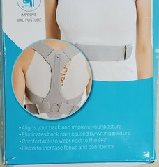 Posture Back Corrector Belt Brace For Help Correct Spine M 35-40 Inch Chest