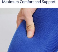 Inflatable Seat Cushion Blue Round Sciatic Nerve Support Pillow