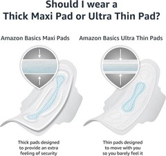 Extra Heavy Absorbency Ultra Thin Pads, Size 5 – Unscented & Discreet 24 Count