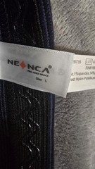 NEENCA HX053 Knee Brace Support Sleeve, Size L, Blue/Black, Nylon Blend
