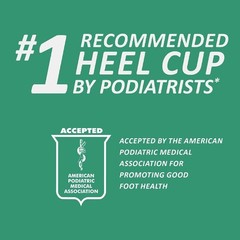 Heavy Duty Heel Cups Compatible with Orthopedic Shoe Inserts Cushioning