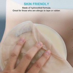30 Pcs Ostomy Barrier Strips | Elastic Barrier Tape for Colostomy Bags | Medi…