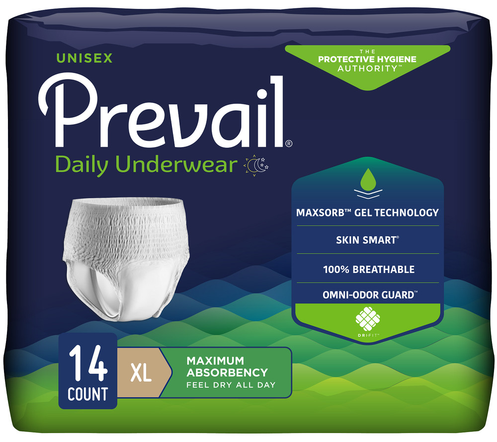 Prevail Super Plus Underwear X-Large 58“ – 68“ -Bag of 14 #PVS-514