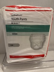 cardinals Health Youth Brief Pull On S/M 17 Ct Lbs 38-65