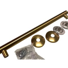 Signature Hardware 482905 18″ Contemporary Grab Bar – Brushed Gold – READ
