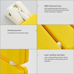 Folding Shower Seat Wall Mounted,ABS Durable Slip Proof Shower Seat for Inside