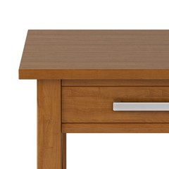 Simplihome Kitchener End – 21 Inch Wide Solid Wood Square Accent Drawer And