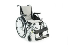 Karman K-115 25 lbs Ultra Light Ergonomic Wheelchair with Removable Footrest …