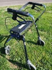 Dolomite Maxi Plus 650 Steel Frame Bariatric Walker-Blue