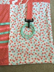Handmade Fidget Activity Mat Alzheimer’s, Dementia, Special Needs Green Peach