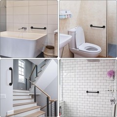 12 Inch Stainless Steel Shower Grab Bar Oil Rubbed Black Safety Handrail