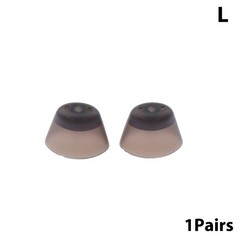 1Pairs XS/S/M/L Black Hearing Aid Ear Tips Soft Replacement Earplugs In-Ear