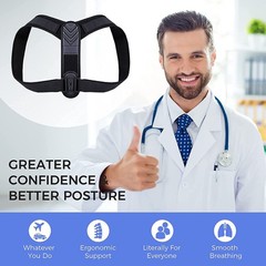 Posture Corrector Back Brace for Men & Women, Adjustable Support for Pain Relief