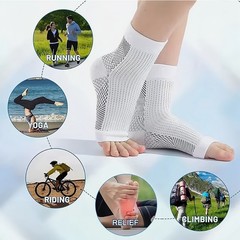 3PK de calcetines de compresión para aliviar la neuropatía Calcetines tobilleros