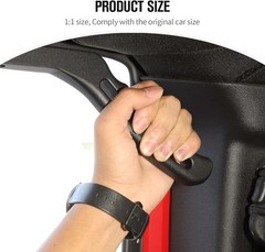 Rear Grab Handles Aluminum Grab Bars Compatible with Jeep Wrangler 2007-2018 …